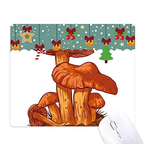 Tapis de souris champignon orange contre la fatigue au bureau