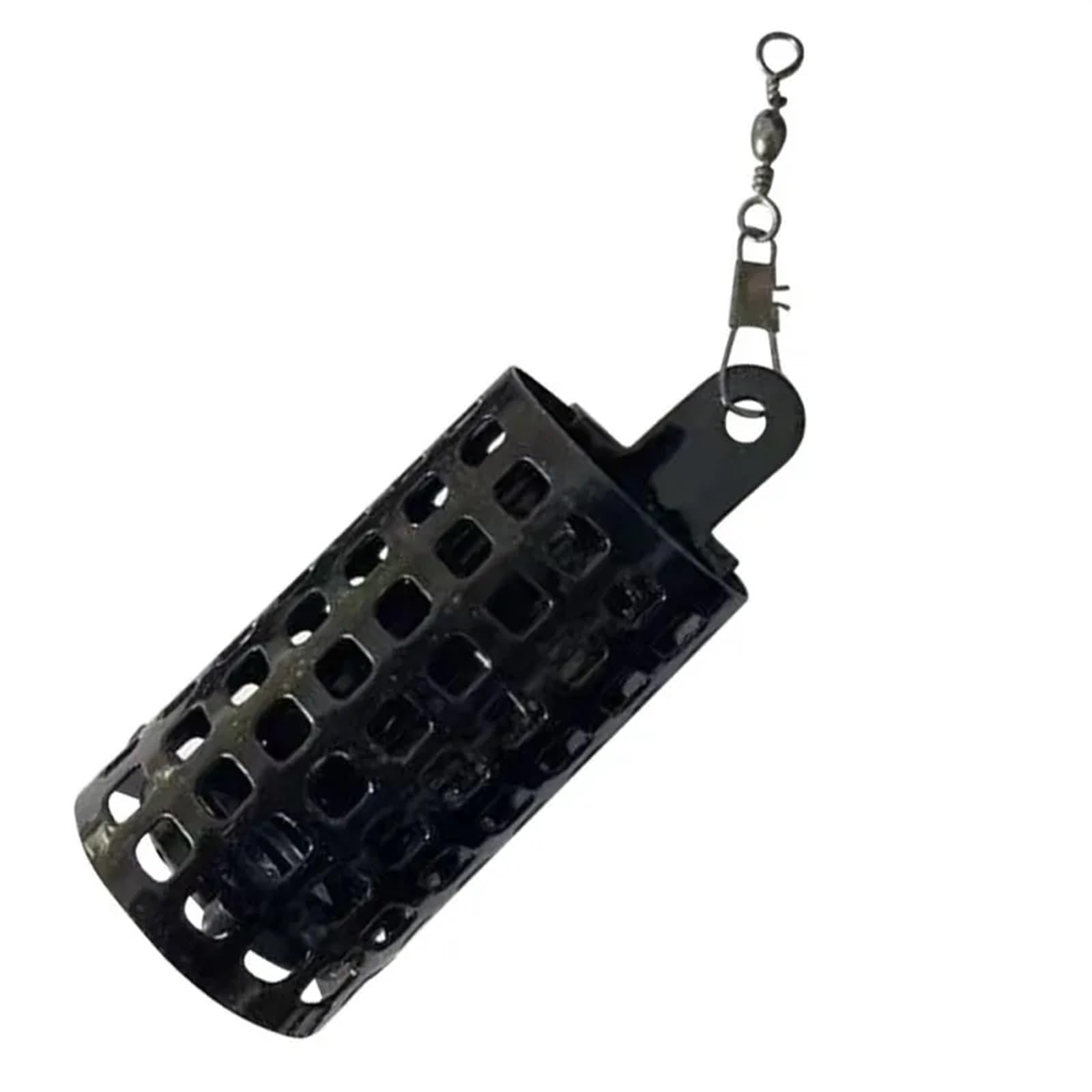 Angeln Köder Käfig 10 STÜCKE Angelgerät Feeder Käfig Rund Quadratisch for Karpfen Grob Spiel Barbel Metall Feeder Feeder Korb Käfig Angelköder Käfig(10PCS Round-60g)