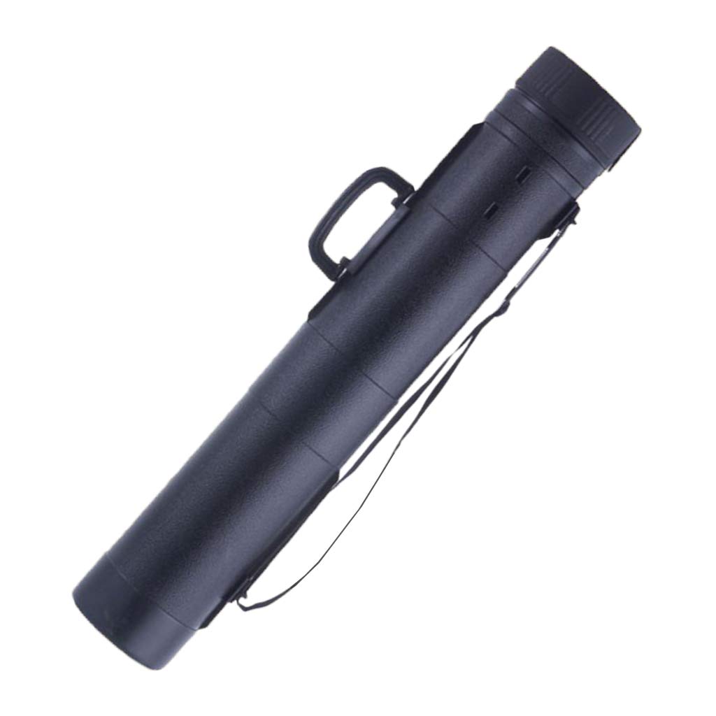 perfeclan Transportrolle 14cm, Zeichenrolle für Pläne, Plakate usw, 80-130 cm ausziehbar, Schultergurt, stabiler Zeichenköcher