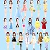 Magnetic Dress Up Dolls, Magnetic Doll Dress Up Kits Magnetic Paper Dolls Pretend Play Set for Girls Ages 4 Years and Up Kids Travel Activities Road Trip Car Ride Interactive Learning Imagine Gift