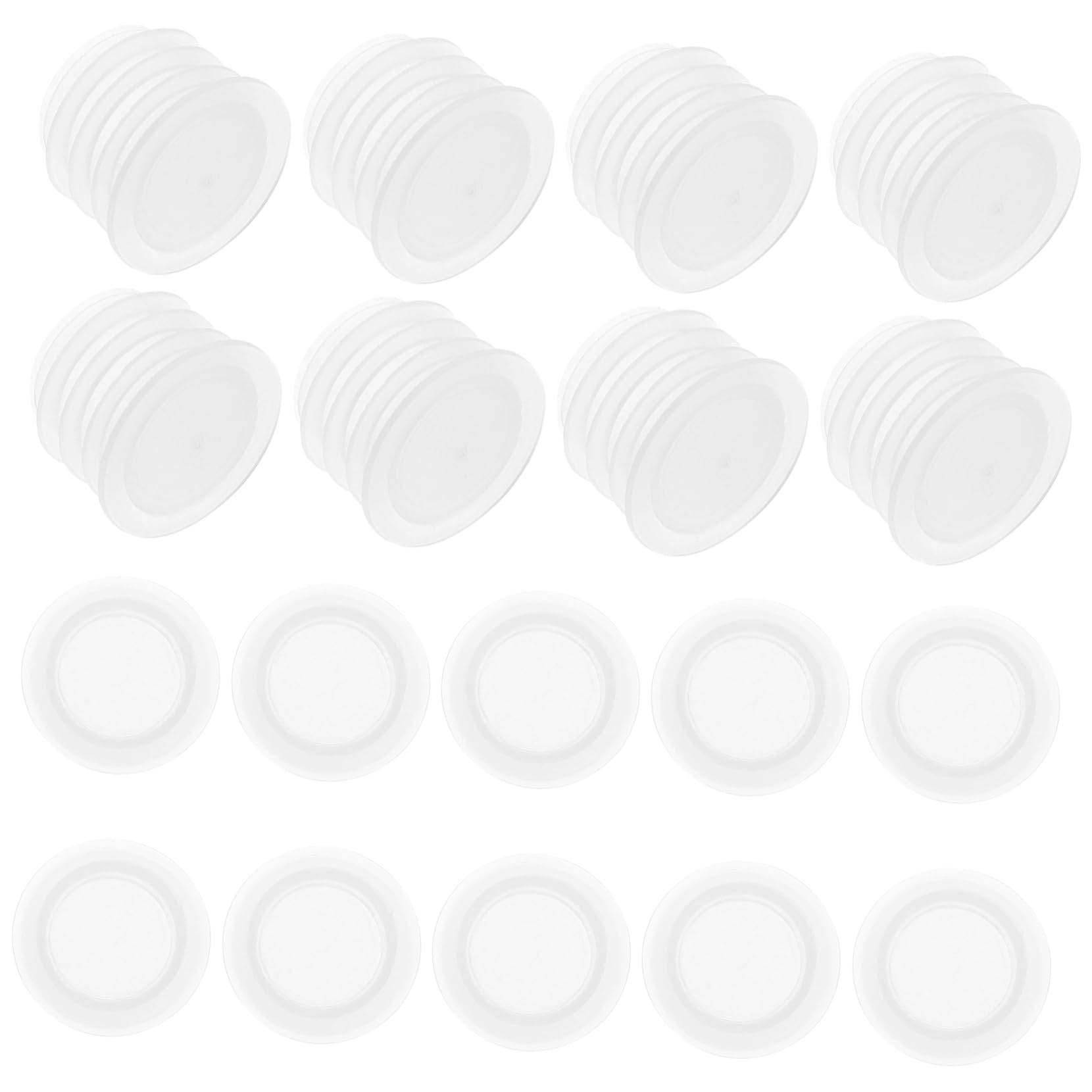 SOLUSTRE Cork Bottle Stoppers 100pcs Salt Pepper Shaker Stopper Plugs Replacement Plugs for Round Tubes