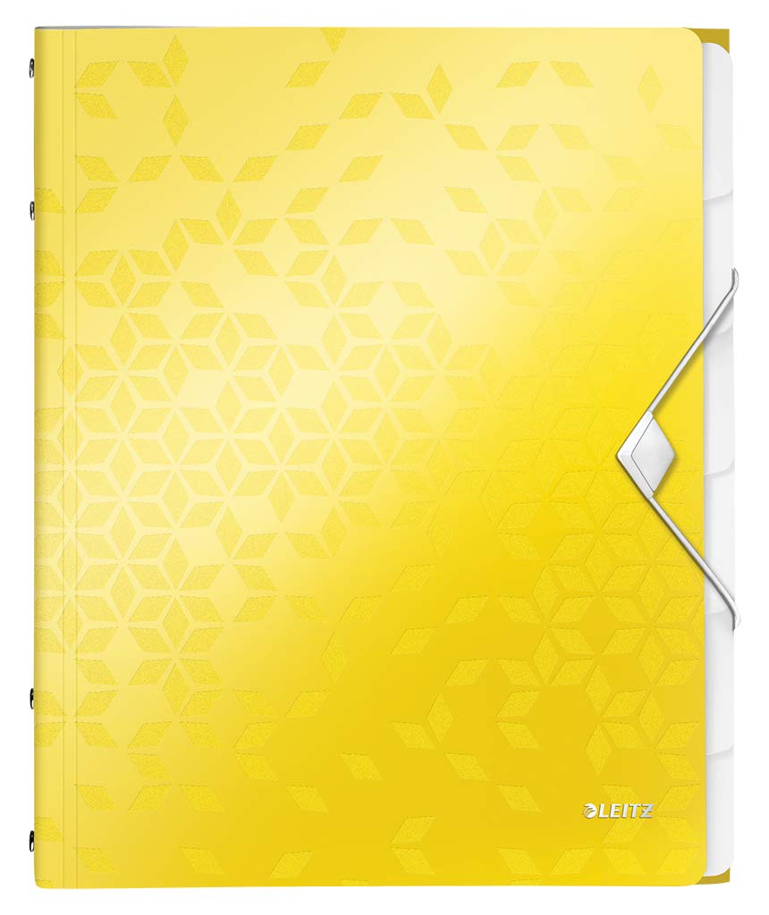 Trieur A4 Leitz WOW blanc à 12 onglets pour 200 feuilles