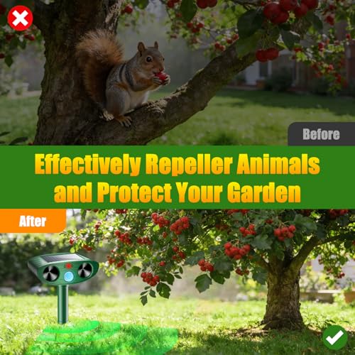 2026 Upgraded Solar Ultrasonic Animal Repeller Outdoor 4 Pack by Thcritter - Used condition - Image 6