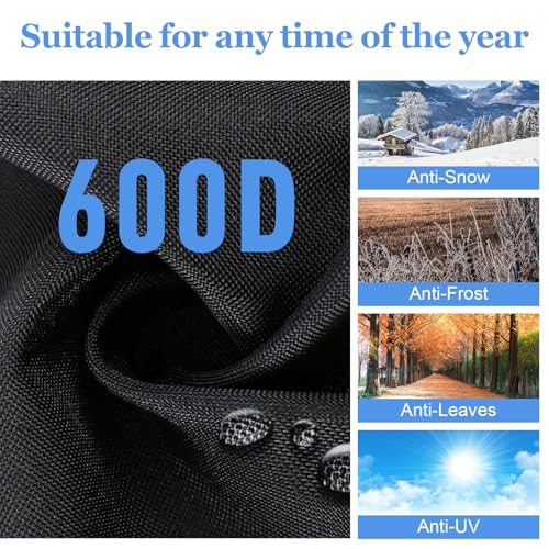 Image of Car Windshield Cover, 2025 Upgrade Windshield Cover for Ice and Snow, 600D Heavy Duty Oxford Fabric Windshield Cover,Universal Windshield Protector for Most Car Protects Against Snow,Frost,UV(70 inchx49 inch)
