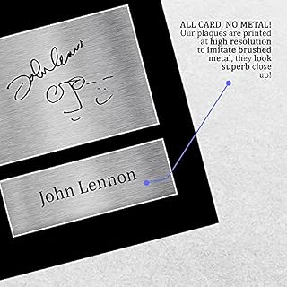 HWC Trading A4 John Lennon Beatles Cadeaux Imprimé Signé Autographe Photo pour les fans de musique – A4 - Les Beatles, Paul McCartney, John Lennon, RIngo Starr, George Harrison HWC Trading A4 John Lennon Beatles Cadeaux Imprimé Signé Autographe Photo pour les fans de musique - A4 – Image 5