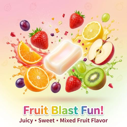 Dulces masticables sabor lychee y menta, pack 20 miniatura 3