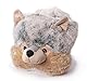 Inware 6517 - Fußwärmer Wolf, beige/grau