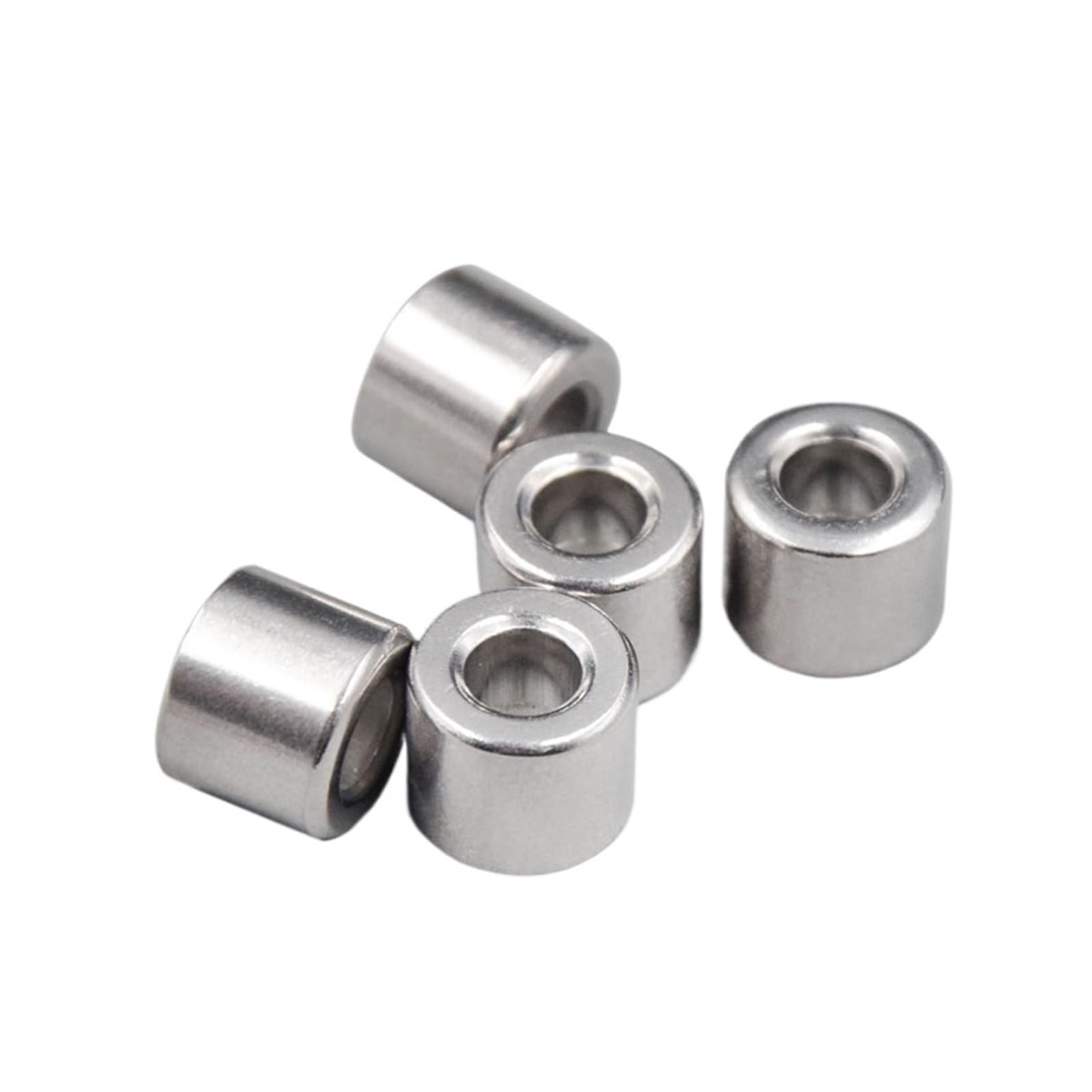 Cuscinetto liscio Boccola albero in acciaio inossidabile, 10 pezzi, manicotto di guida interno resistente all'usura, senza filettatura ID 6 mm OD 8/9/10 mm per una rotazione regolare (6 x 9 x 9 mm(10