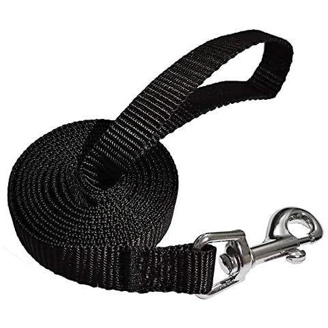 Dog Lead Leash 1.5m/5ft Puppy Lead, Walking Dog Lead Leash for Small/Medium/Large Dogs, Short Strong Dog Line for Dog and Puppy Daily Walking (Black) Cover
