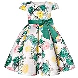COMISARA Easter Dresses for Girls Flower Girl Dress Size 4T 5T Teen Christmas Elegant Paegant Party