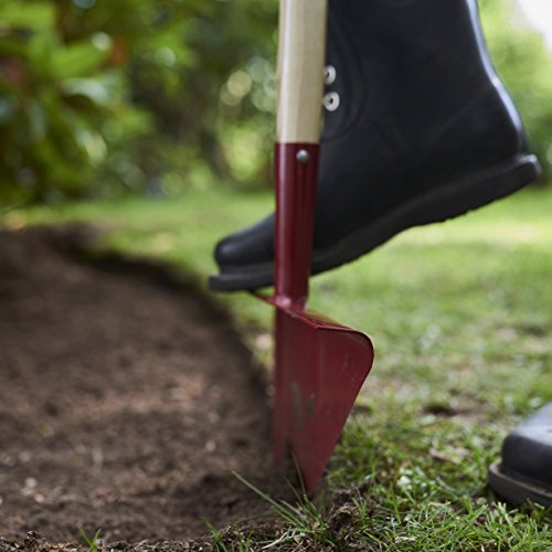 Fiskars Classic Lawn Edger 104 cm acero y madera miniatura 3