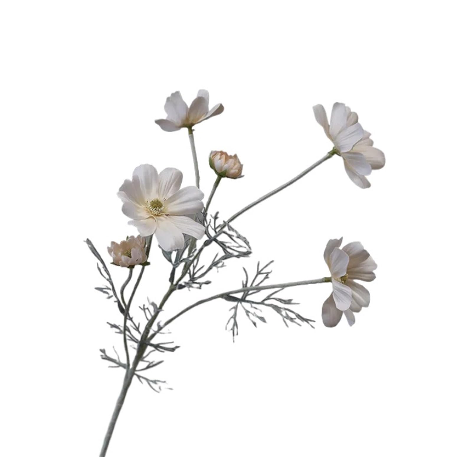 Casetlong 5 Pcs Artificial Flower Wedding Bouquet Party Home Decoration Fake Flowers Garden Floral(Light champagne)