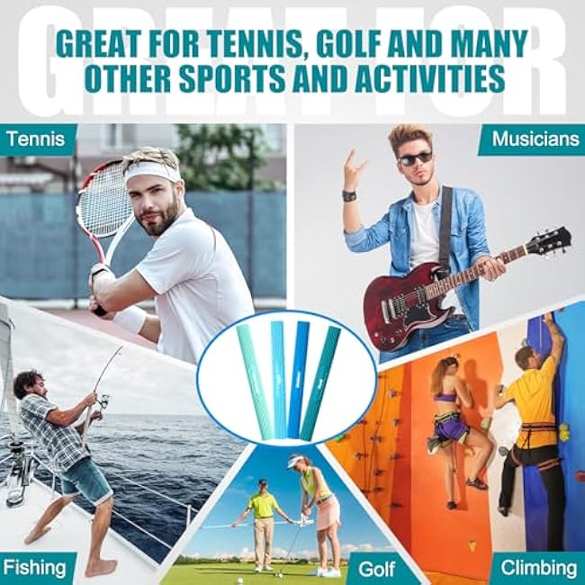 4 Pcs Flexible Resistance Therapy Bars Twist Grips,Flexible bar Twist and Bend Resistance Bar for Therapy,Tennis Elbow, Golfer's Elbow