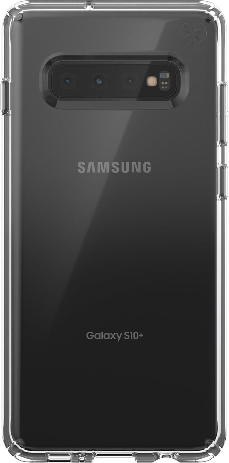 Speck Presidio Stay Clear Samsung Galaxy S10+ Case, Clear (124606-5085)