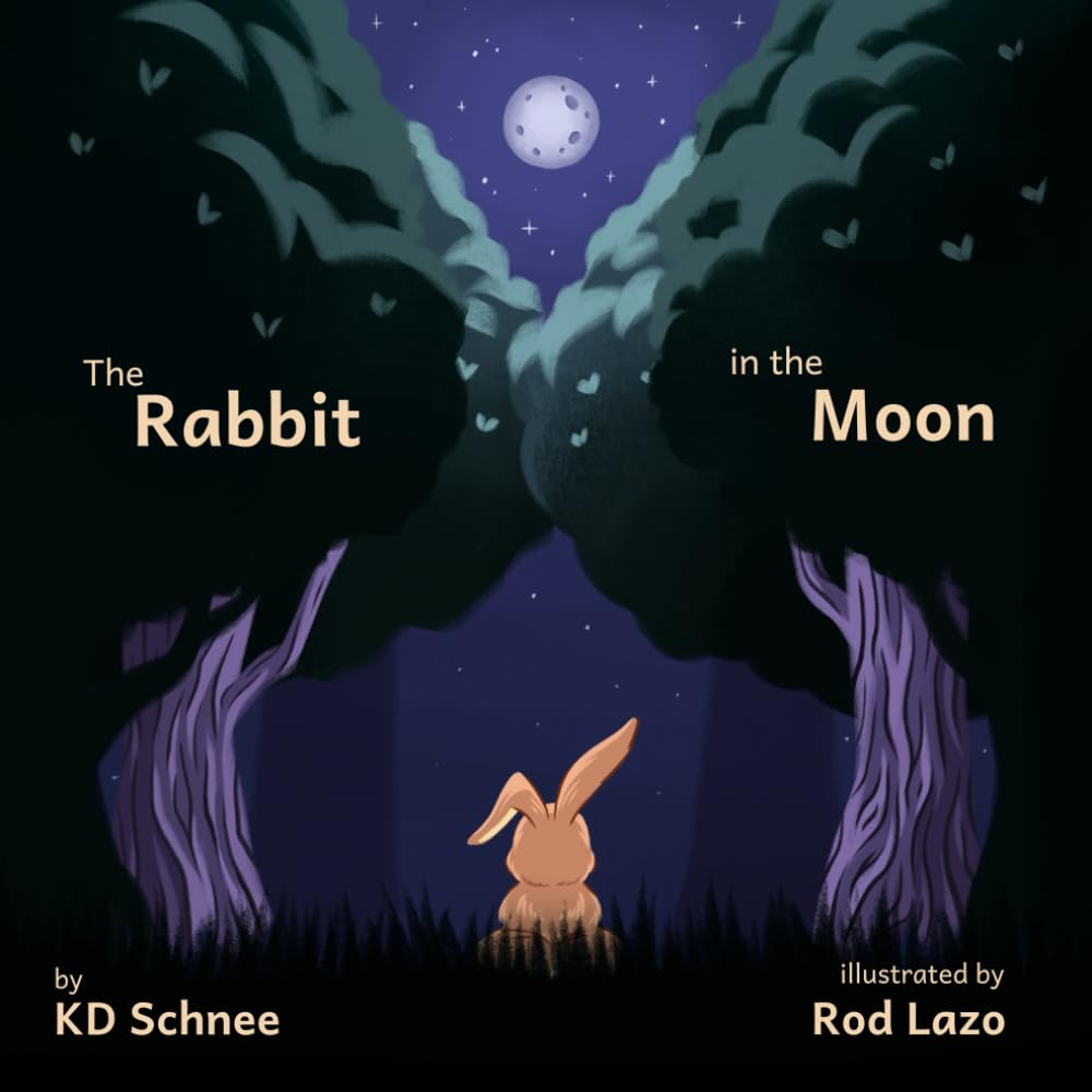 The Rabbit in the Moon: A Rhyming Picture Book About Courage, Big Feelings, and Tiny Brave Steps (Yabbit the Rabbit)