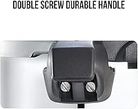 Vista 4 de Prestige 8-Liter Deluxe Alpha Induction Base Stainless Steel Pressure Cooker, Small, Silver