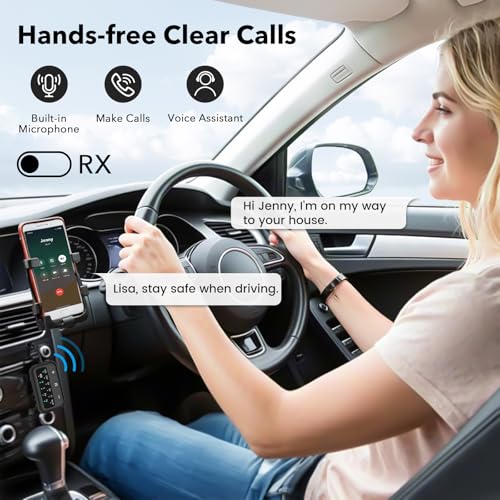 image for Lavales SafeFly Dot Bluetooth 5.3 Audio Transmitter Receiver for TV - 