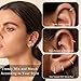 DORANA 3 Pairs 925 Sterling Silver Earrings for Women Non Tarnish Small Huggie Hoop Earrings Hypoallergenic Cartilage Hoops Stackable Earring Silver Stacks Sets for Multiple Piercing