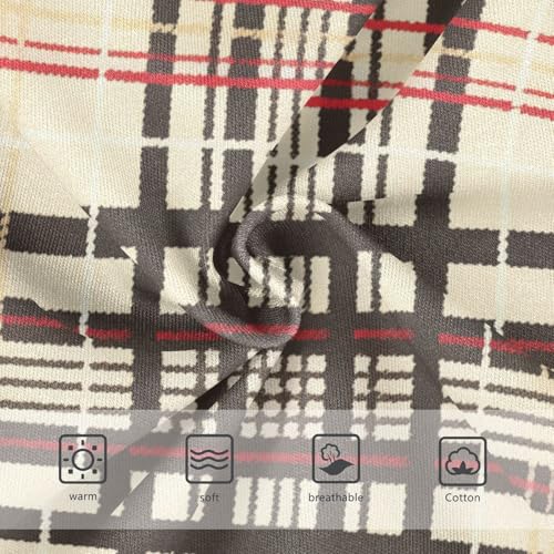 Versatile Plaid Pattern Daily Wear Girls' Panties Comfort Color for Kid in Sizes 2T,3T, 4T, 5T, 6Y and 8Y3