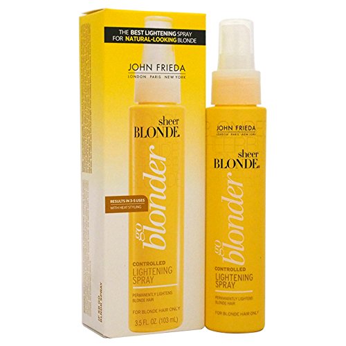 sheer blonde lightening spray - John Frieda Sheer Blonde Go Blonder Controlled Lightening Spray, 3.5 Ounce