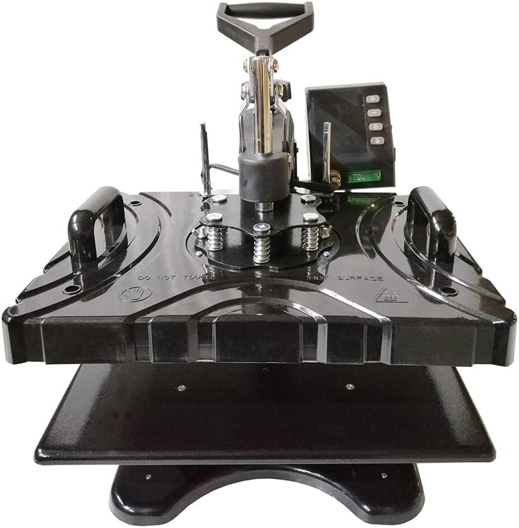 Miniatura 6 de Máquina de prensa de calor 5 en 1 de 12 x 15 pulgadas, prensa de transferencia de camisetas multifuncional de 110 V, con trazador de corte de vinilo