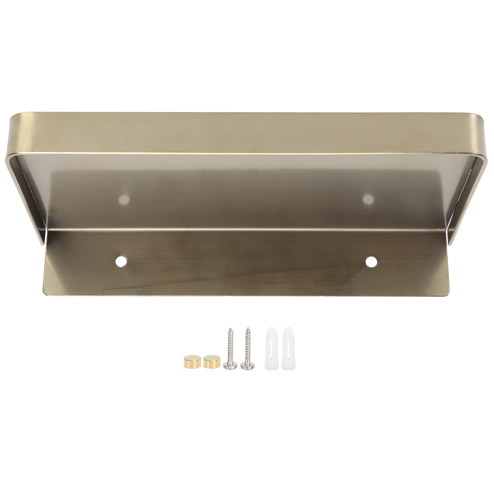 Supporto da parete in acciaio inox per bagno, mensola per telefono, accessorio per interni, 185 x 90 mm (lucido)