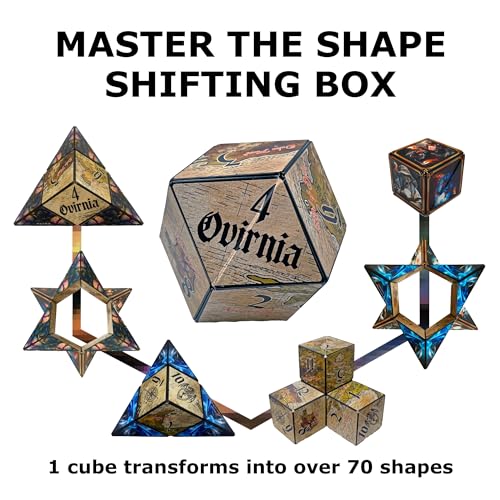 Image of Shashibo DODECA Magnetic Puzzle Cube, Sensory Fidget Toy for Adults & Kids, Stress Relief Fidget Toy for All Ages, Cool Fidget Toys for Desk, Shape Shifting Box, 100+ Possible Shapes