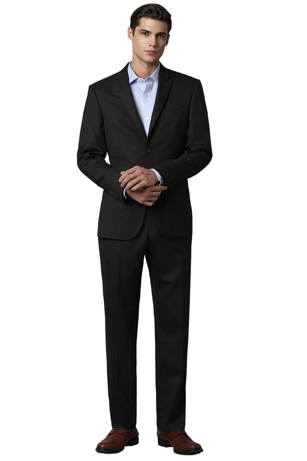 louis philippe Men's Wool Blend Two Piece Suit-Dress Set-picture-38