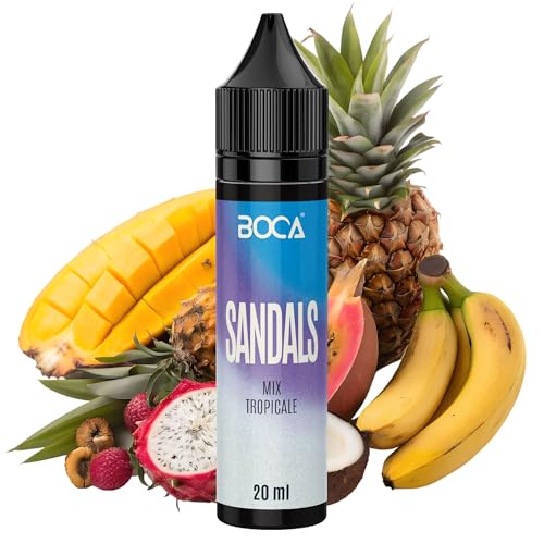 BOCA | Aroma Sandals 20ml - Gusto Mix di Frutta Tropicale | Aroma Alimentare di Alta Qualità | Prodotto 100% Made in Italy