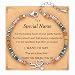 Wisedawn Nurse Appreciation Gifts for Women, Natural Stone Stethoscope Bracelet, Christmas Graduation Nurse Week 2026 Thank You Jewelry with Card