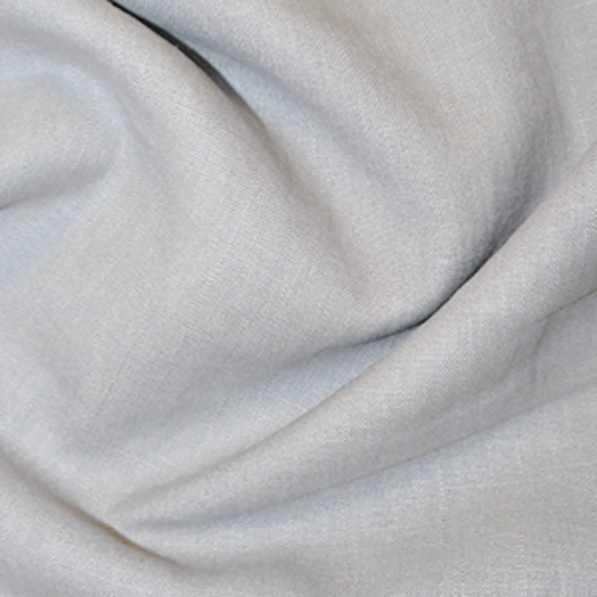 Washed Linen Canvas Fabric Material - Silver, 1Mtr 135cm x 100cm