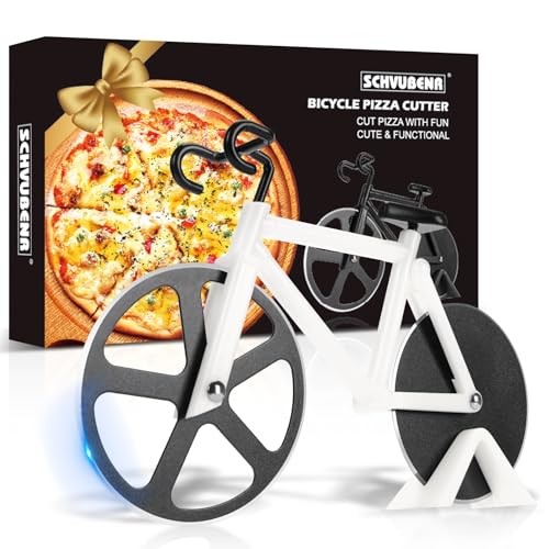 Bicycle Pizza Cutter Wheel - Gifts for Cyclists, Men, Dad, Bike Lovers - Funny...