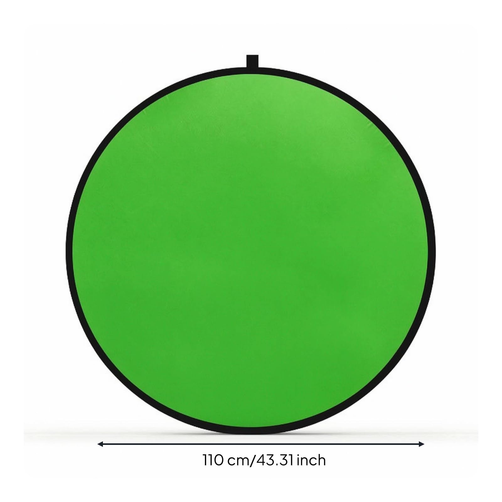 rockible Pannello Crominanza Key Verde Sfondo Green Screen Non Riflettente Sfondo Crominanza per il Riprese Video, Verde, 110CM