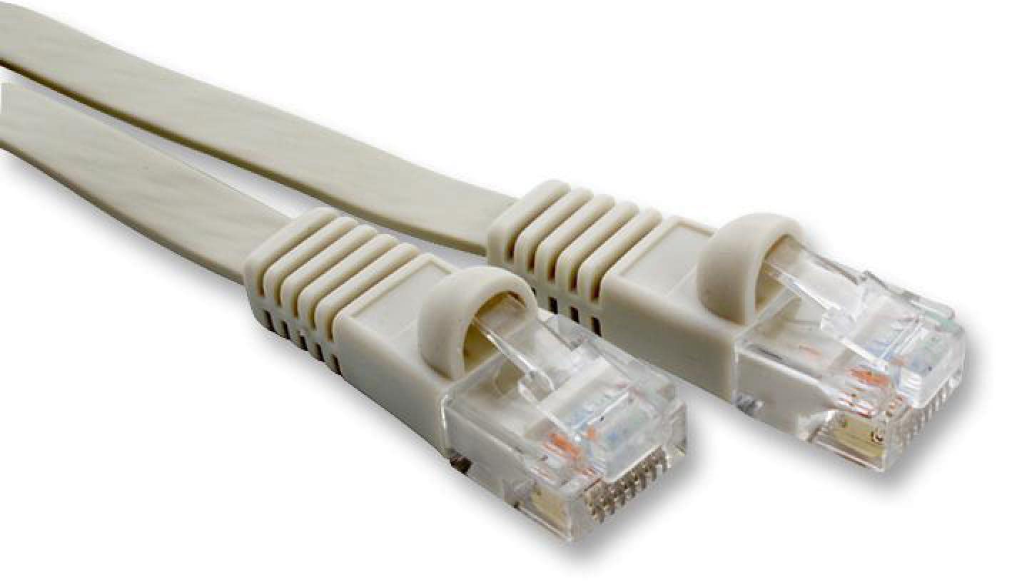 VidekFlat Cat6 UTP Ethernet Patch Lead 20m