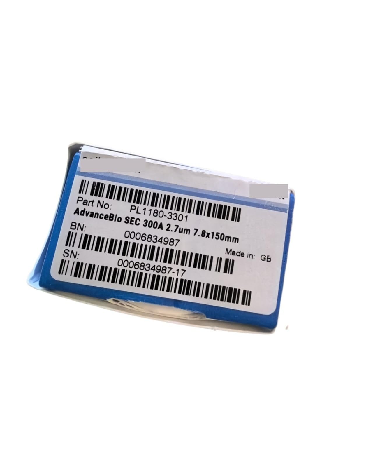 Colonna for cromatografia PL1180-3301 for applicazioni chimiche