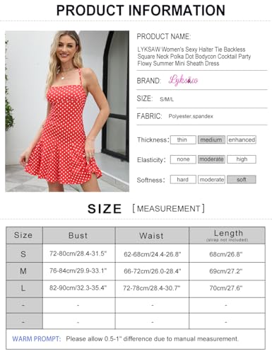 Image of Women's Sexy Halter Tie Backless Square Neck Bodycon Cocktail Party Flowy Summer Mini Sheath Dress