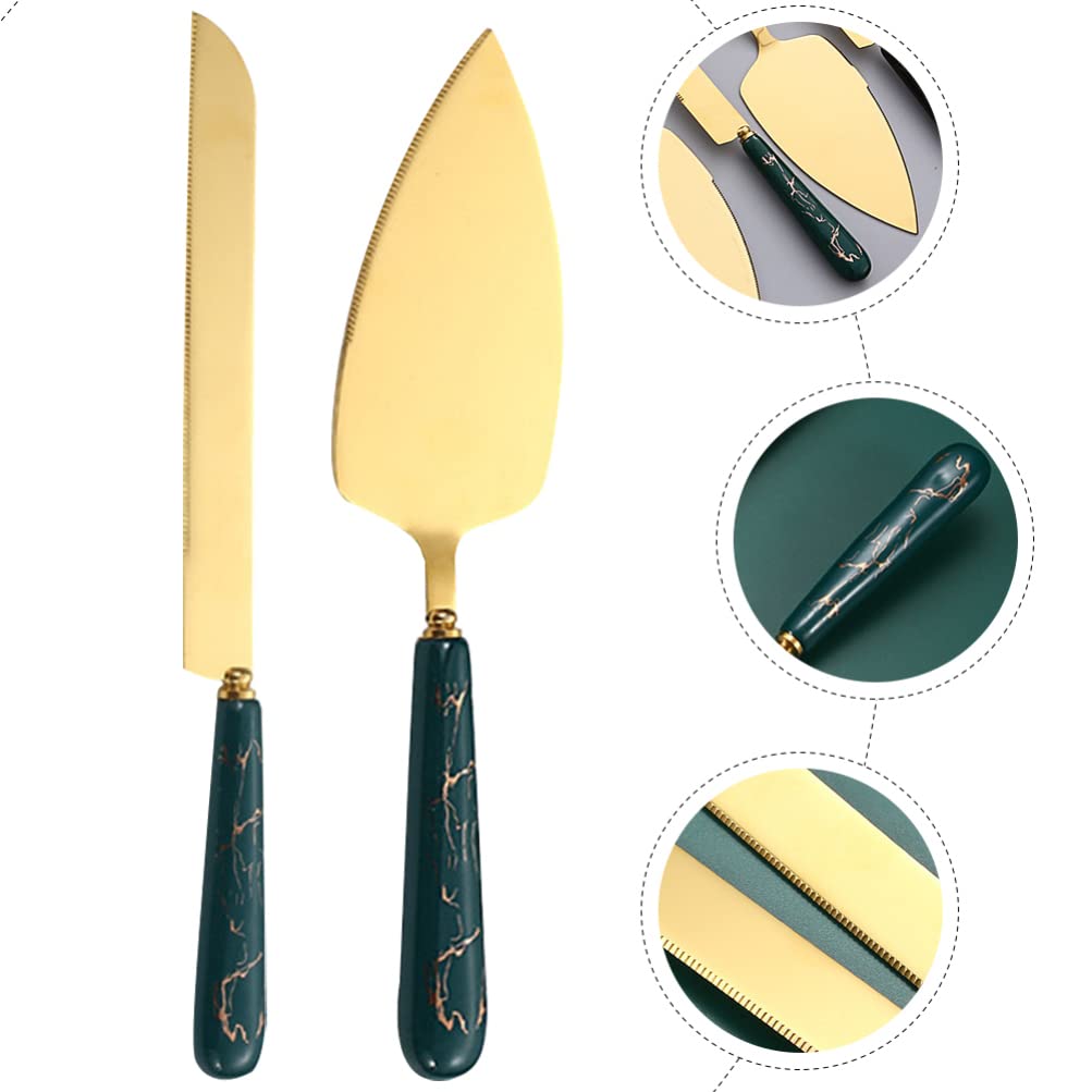 Healeved Herramienta Multiusos de Pastel de Inoxidable Y de Servidor de Pastel de Pastel Triangular de Servidor de Pastel Y Espátula Dentada de de Multiusos Herramienta