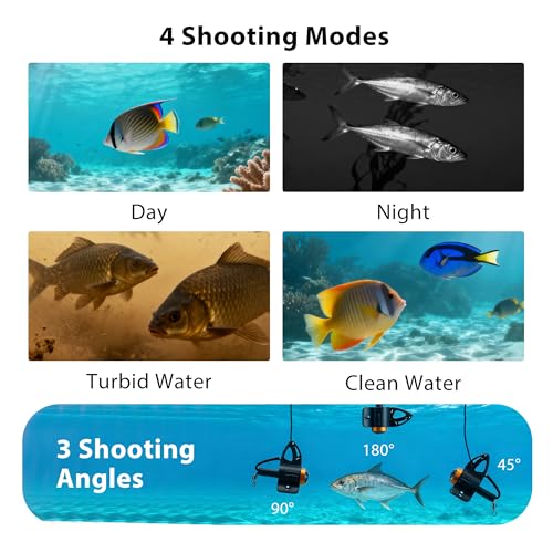 Image of Underwater Camera 1080P HD Waterproof Fish Finder for Lake /Sea