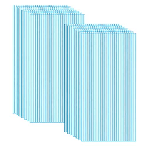 Naizy - 14 placas alveolares de cámaras huecas de policarbonato, 4 mm de diámetro, 10,25 m2, placa de doble puente para invernadero, placas de repuesto (60,5 x 121 cm), azul