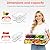 SMRCAD Fridge Organizers and Storage, 6 Pack Clear Freezer Organizer Bins with Lids for Kitchen, Pantry, Refrigerator, Food, Fruit, Vegetable Storage
