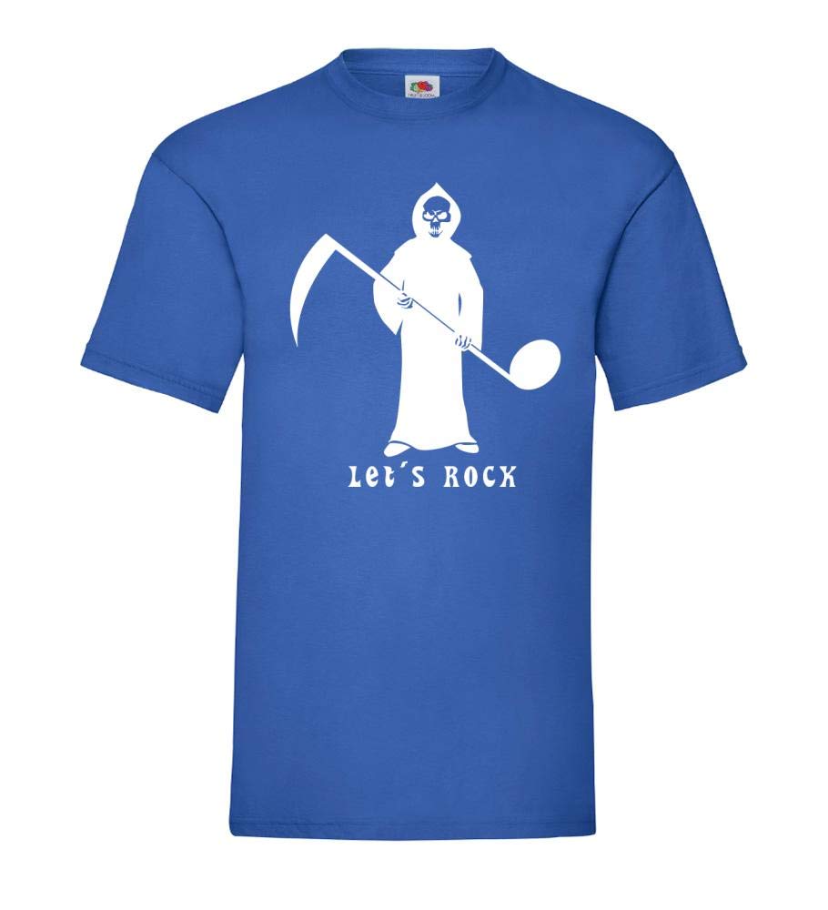 Grim Reaper with Music Note Men's T-Shirt - shirt84