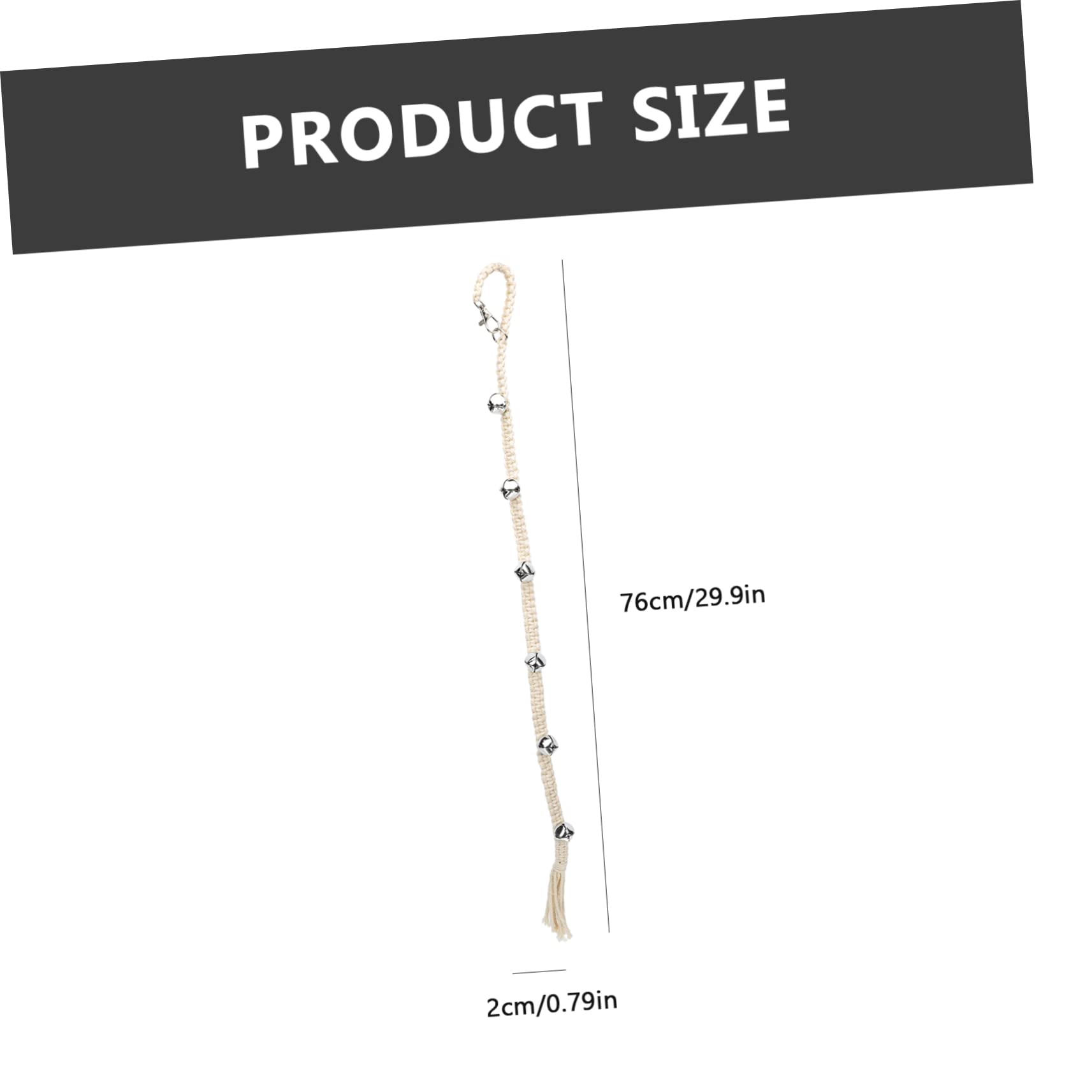 CIYODO Fashionable Doggy Bell Chain Dog Training Bell for Potty Long-Term Use