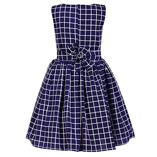 Image of Casual Frock for Baby Girls,Blue Printed and Olive Printed,Pack of 2