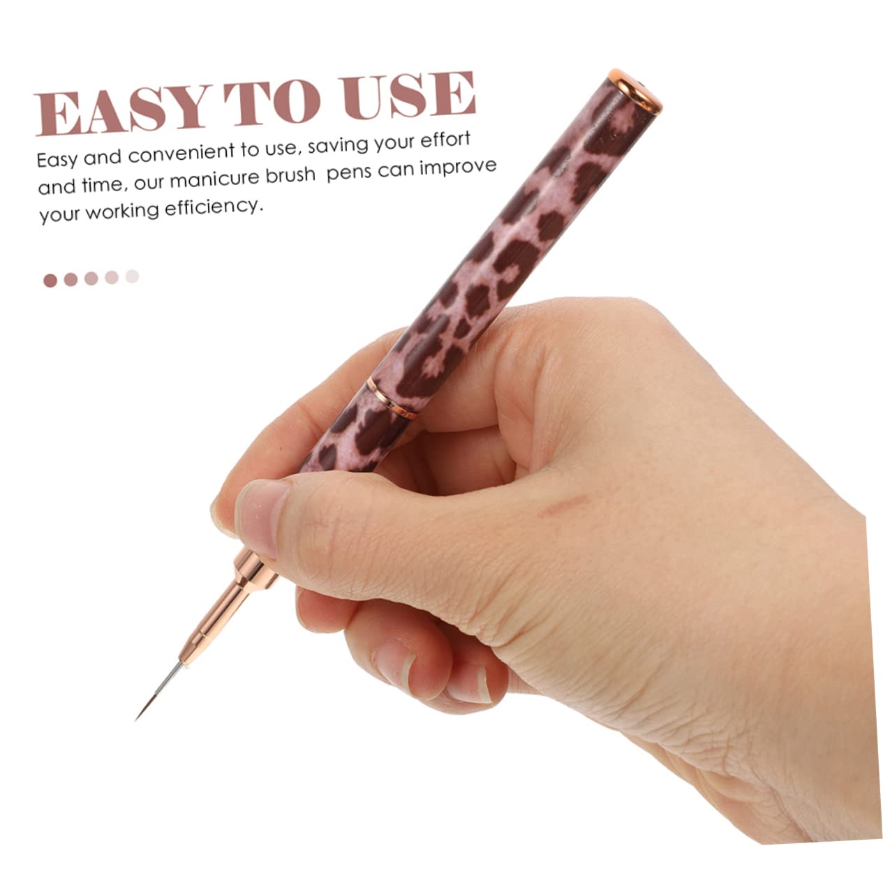 5pcs Nail Art Liner Pens Portable Manicure Drawing Tool
