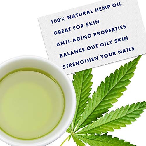 Organic Hemp Seed Carrier Oil - Pure Hemp Oil Organic Cold Pressed Unrefined Massage Oil, Carrier Oil for Essential Oils… - Image 5