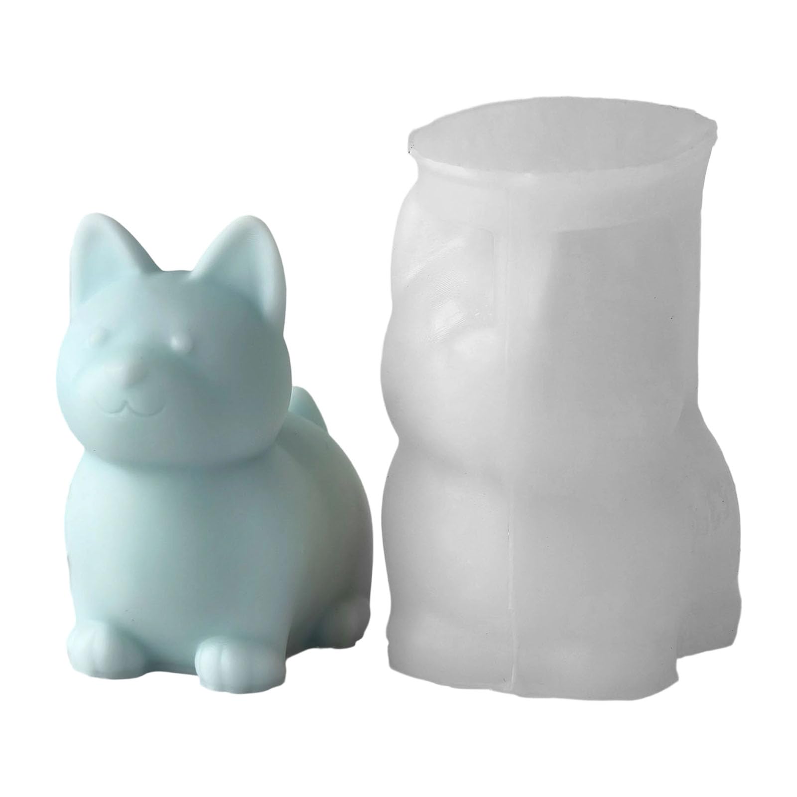 Buxuaaaa Realistic Shib Canine Silicone Flame Cast Flexible Recyclable Handbuilt Craft Tool for Homebrewed Candlewax Productions Shib Canine Flame Cast