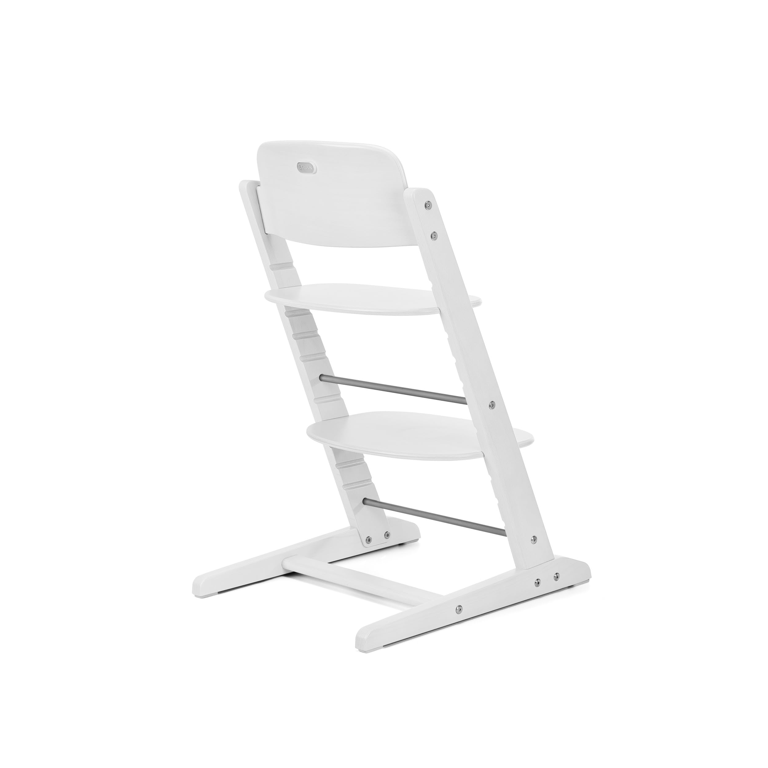 CYBEX Gold krzesełko do karmienia IRIS, Rośnie z dzieckiem, 3-99 lat, Może być używany od 6 miesięcy przez osobne nasadki, Drewno bukowe, All White