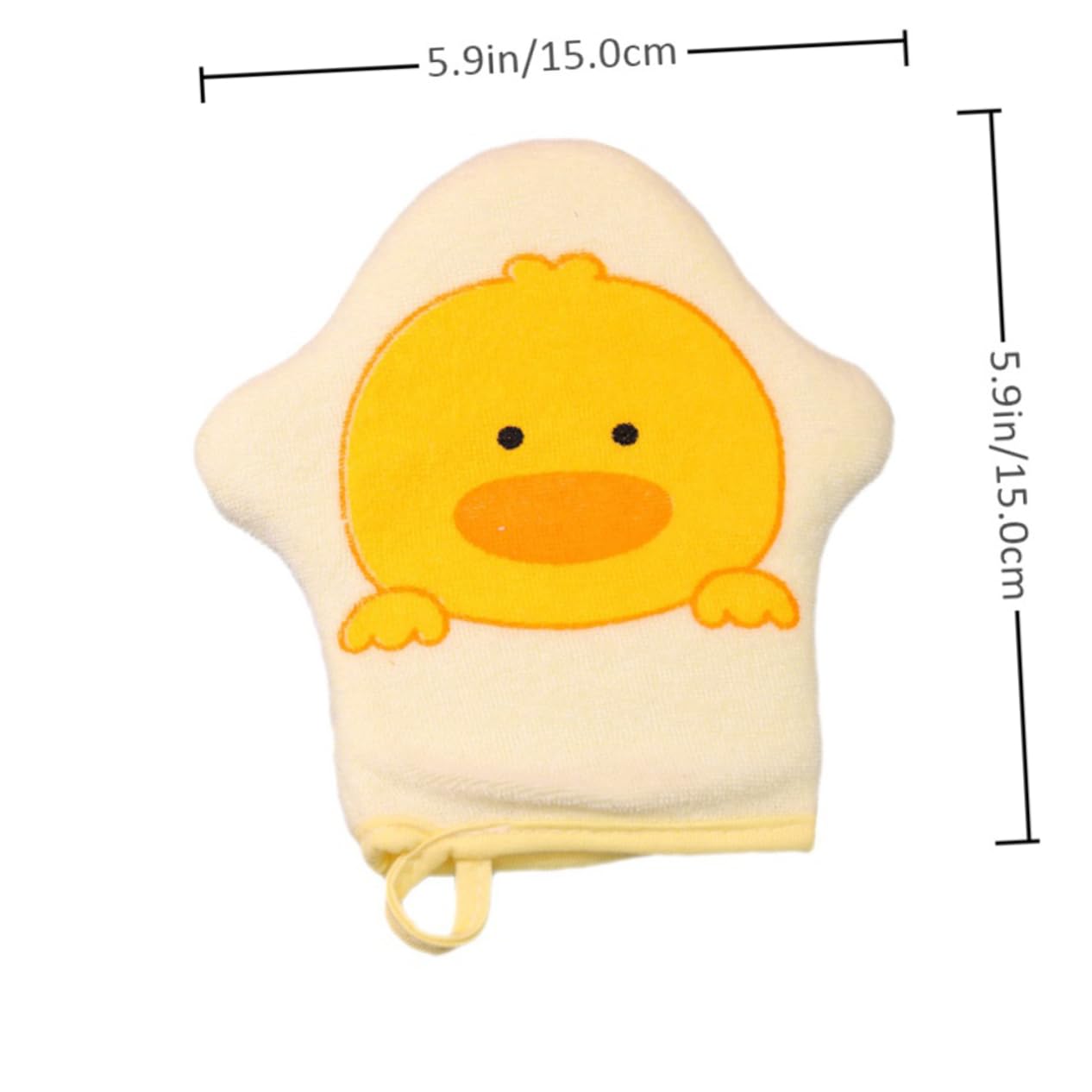 9piezas Guantes De Esponja Para Bebés Diseño De Dibujos Animados Agradables Infantil