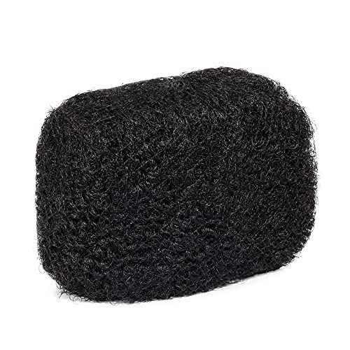 Locsanity Afro Kinky 100% Bulk Natural Human Hair - Braiding Hair for Dreadlocks, Loc Repair, Dreadlock Extensions, Twists, Braids - 12 Inches Long, 1 Oz