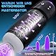 Masturbieren für Männer, Sex Spielzeug für die Männer mit Vibration und Saugmodi,Elektrischer Masturbator Cup 3D Realistische Vagina Sexspielzeug Taschenmuschi Penis Masturbatoren Schwarz